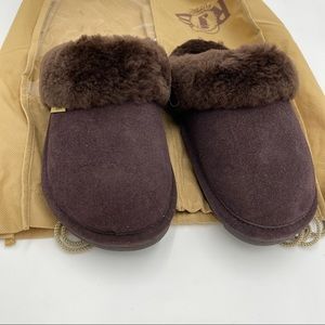 Cloud Nine Sheepskin Women’s Slip-on Indoor Scuff Slipper